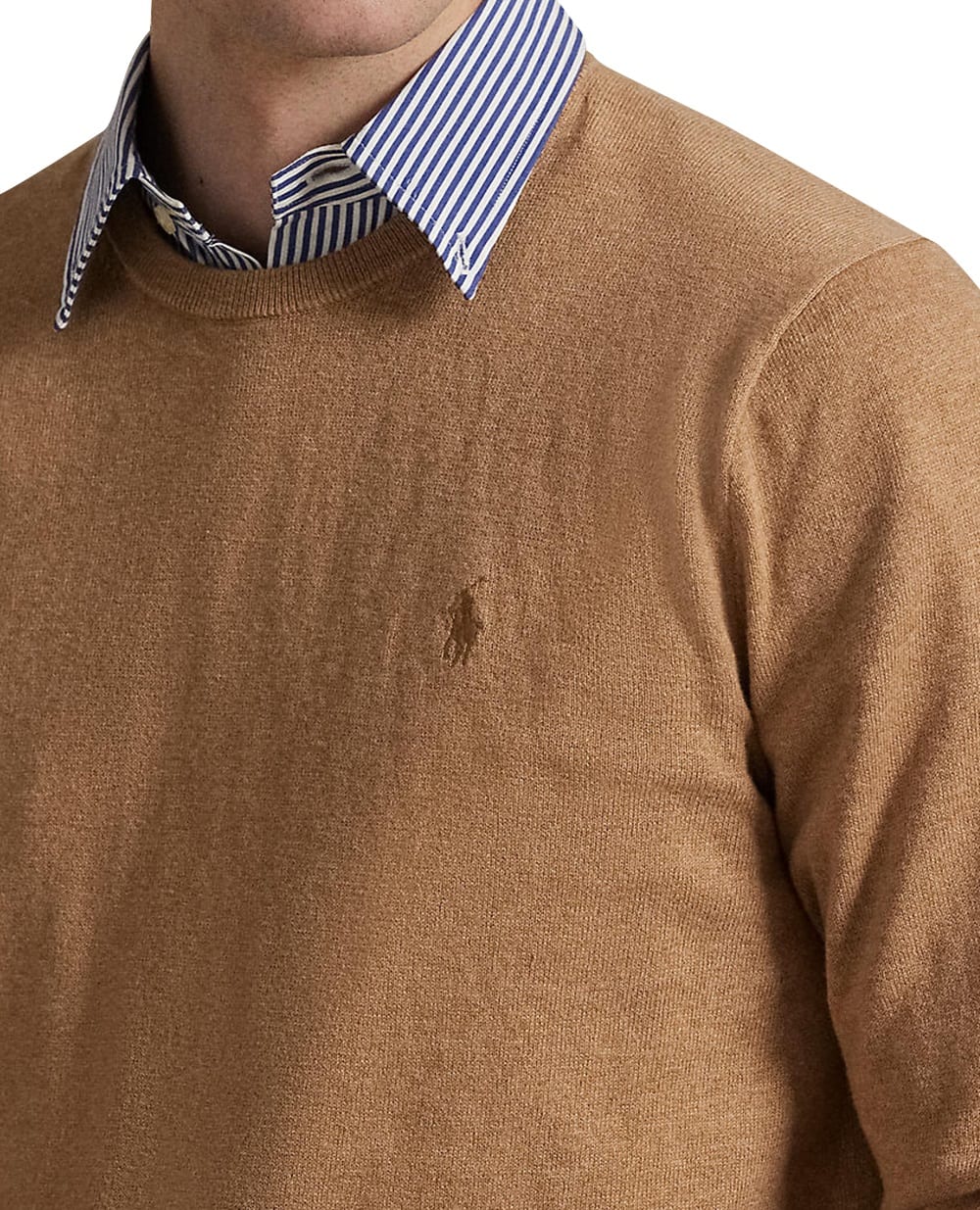 Пуловер Polo Ralph Lauren 710973589003, коричневый цвет • Купить в интернет-магазине Kameron