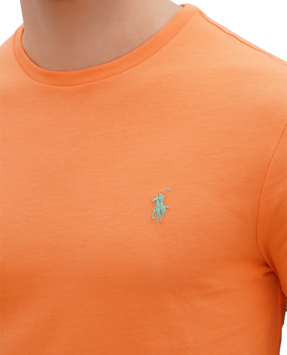 Футболка Polo Ralph Lauren 710671438345, оранжевый цвет • Купить в интернет-магазине Kameron