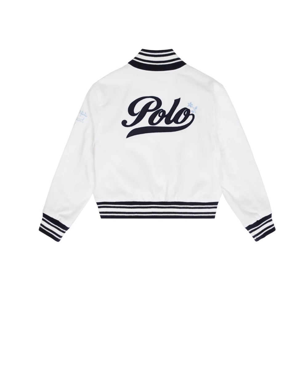 Бомбер Polo Ralph Lauren Kids 312736042001, белый цвет • Купить в интернет-магазине Kameron
