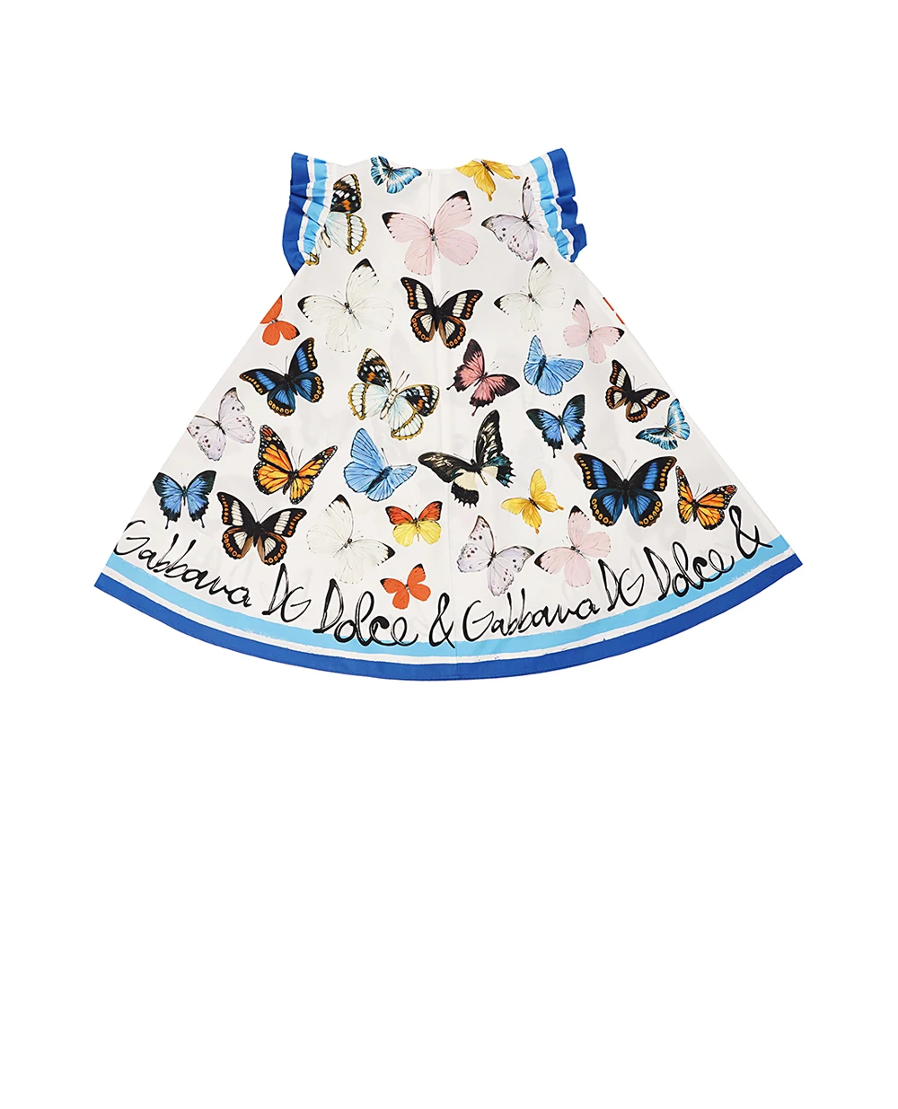 Детское платье Dolce&Gabbana Kids L53DW2-FI5KS-S, белый цвет • Купить в интернет-магазине Kameron