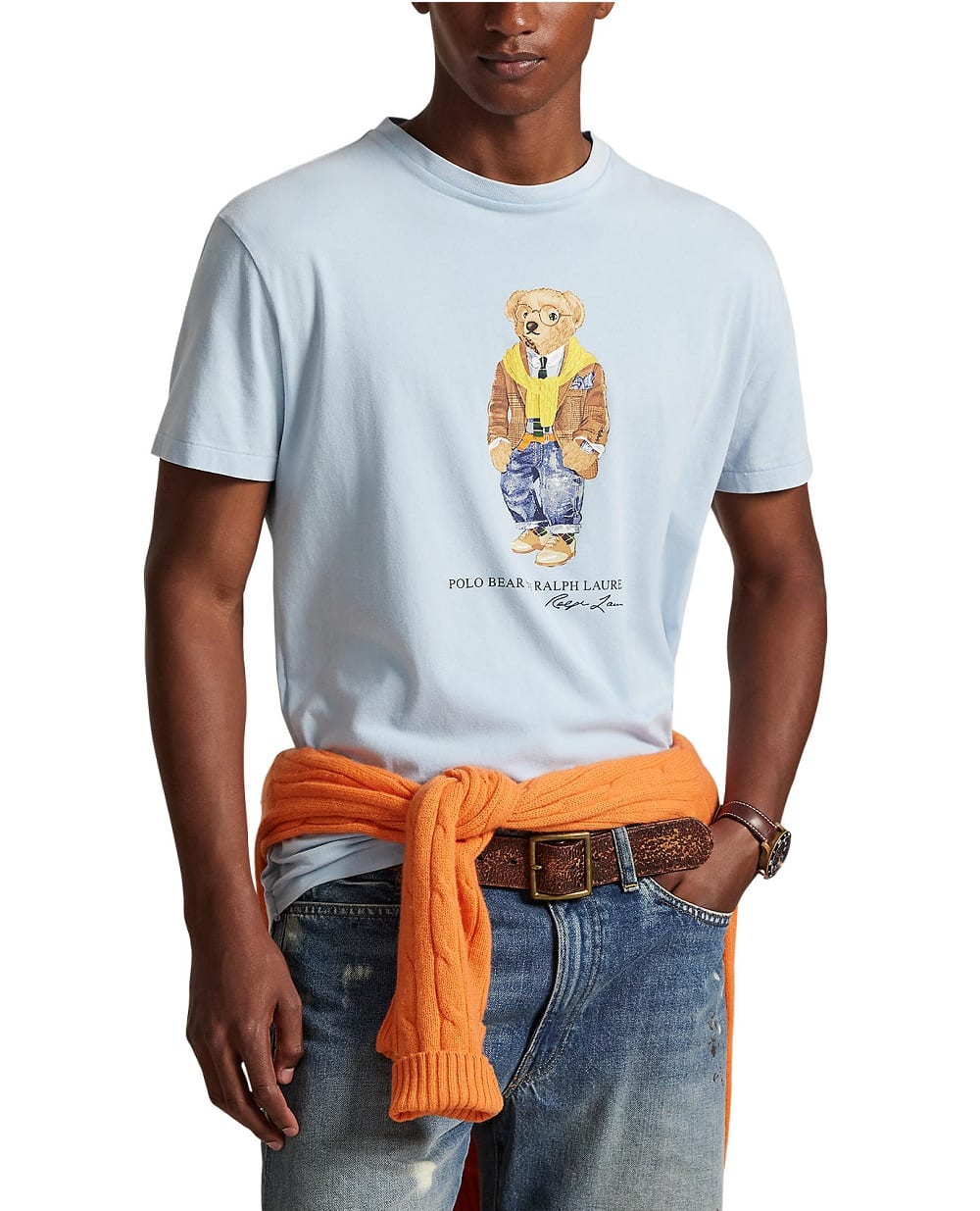 Футболка Polo Bear Polo Ralph Lauren 710P07347001, блакитний колір • Купити в інтернет-магазині Kameron