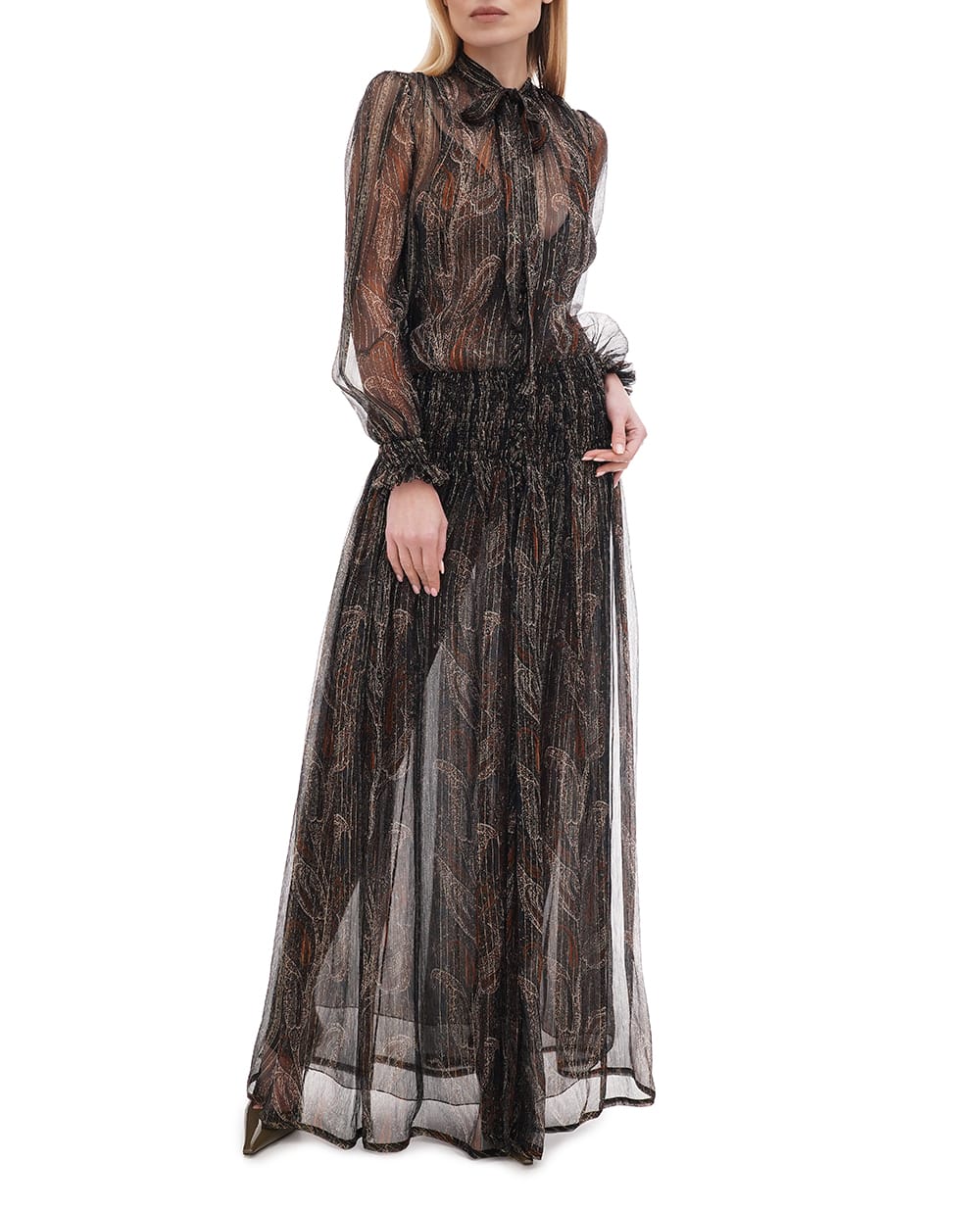 Платье Saint Laurent 819898-Y3K61, разноцветный цвет • Купить в интернет-магазине Kameron
