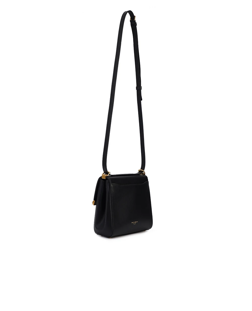 Сумка City Marlene из телячьей кожи Dolce&Gabbana BB7726-A3G19, черный цвет • Купить в интернет-магазине Kameron