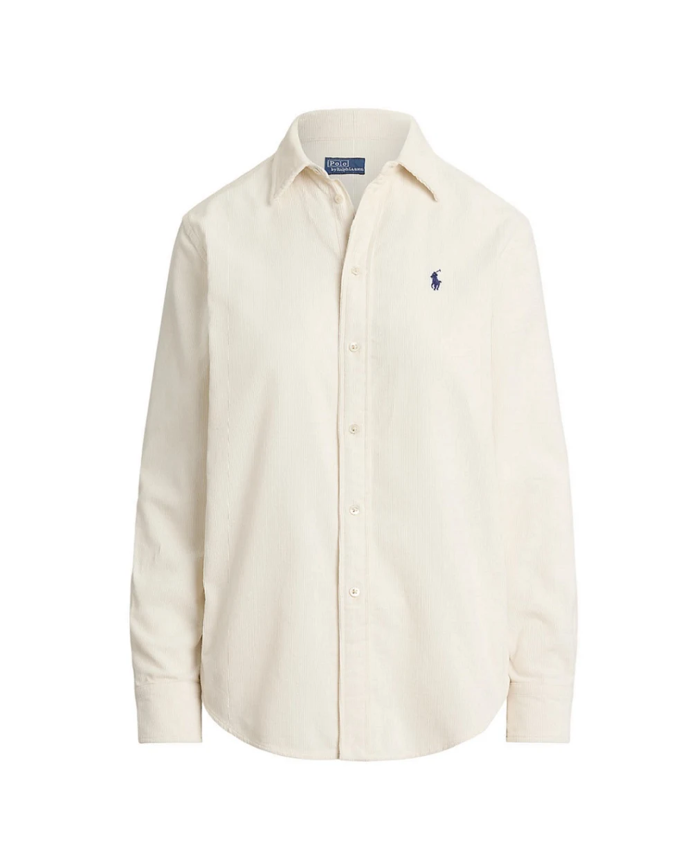 Рубашка вельветовая Polo Ralph Lauren 211A93203002, белый цвет • Купить в интернет-магазине Kameron