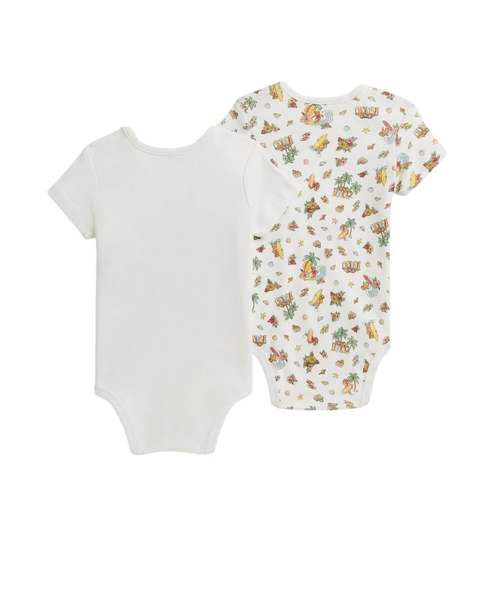 Детский комплект боди Polo Bear Polo Ralph Lauren Kids 320B14126001, белый цвет • Купить в интернет-магазине Kameron