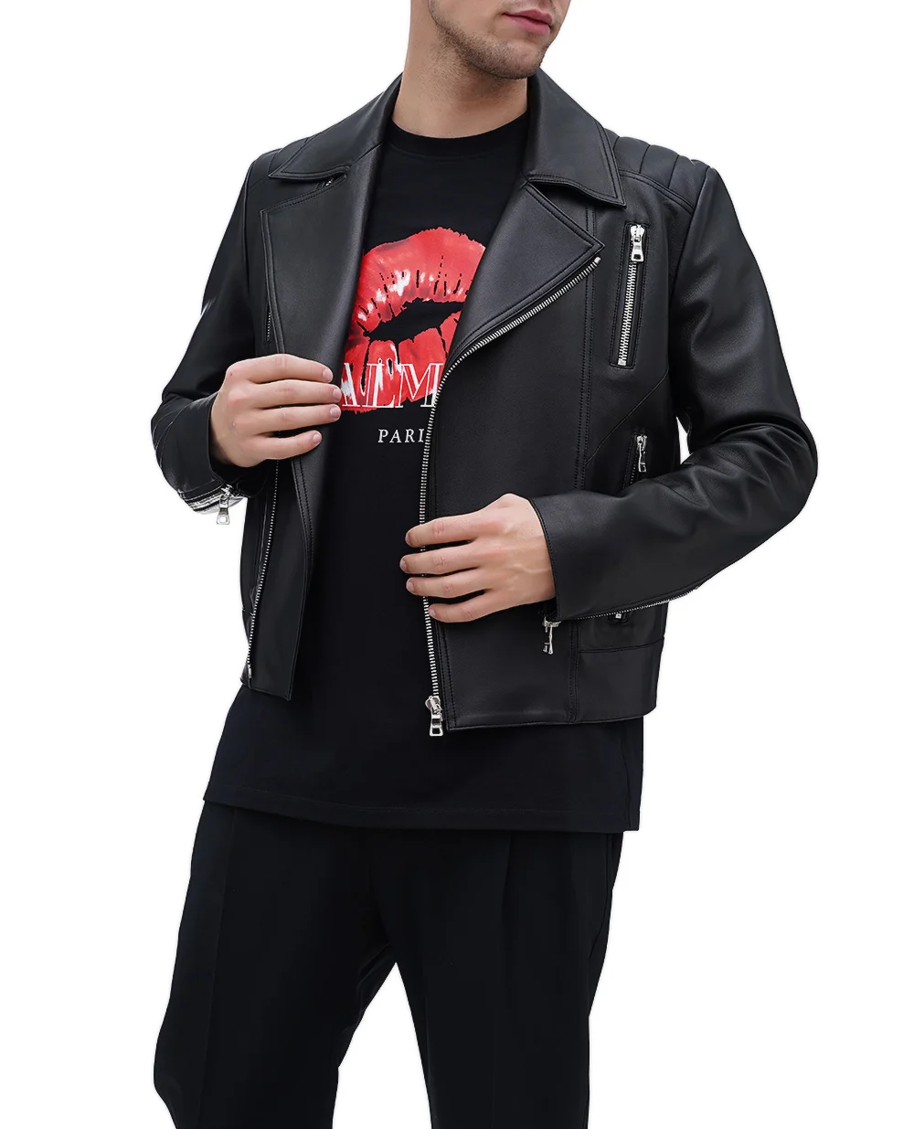 Футболка Balmain DH0EG010GE10, черный цвет • Купить в интернет-магазине Kameron