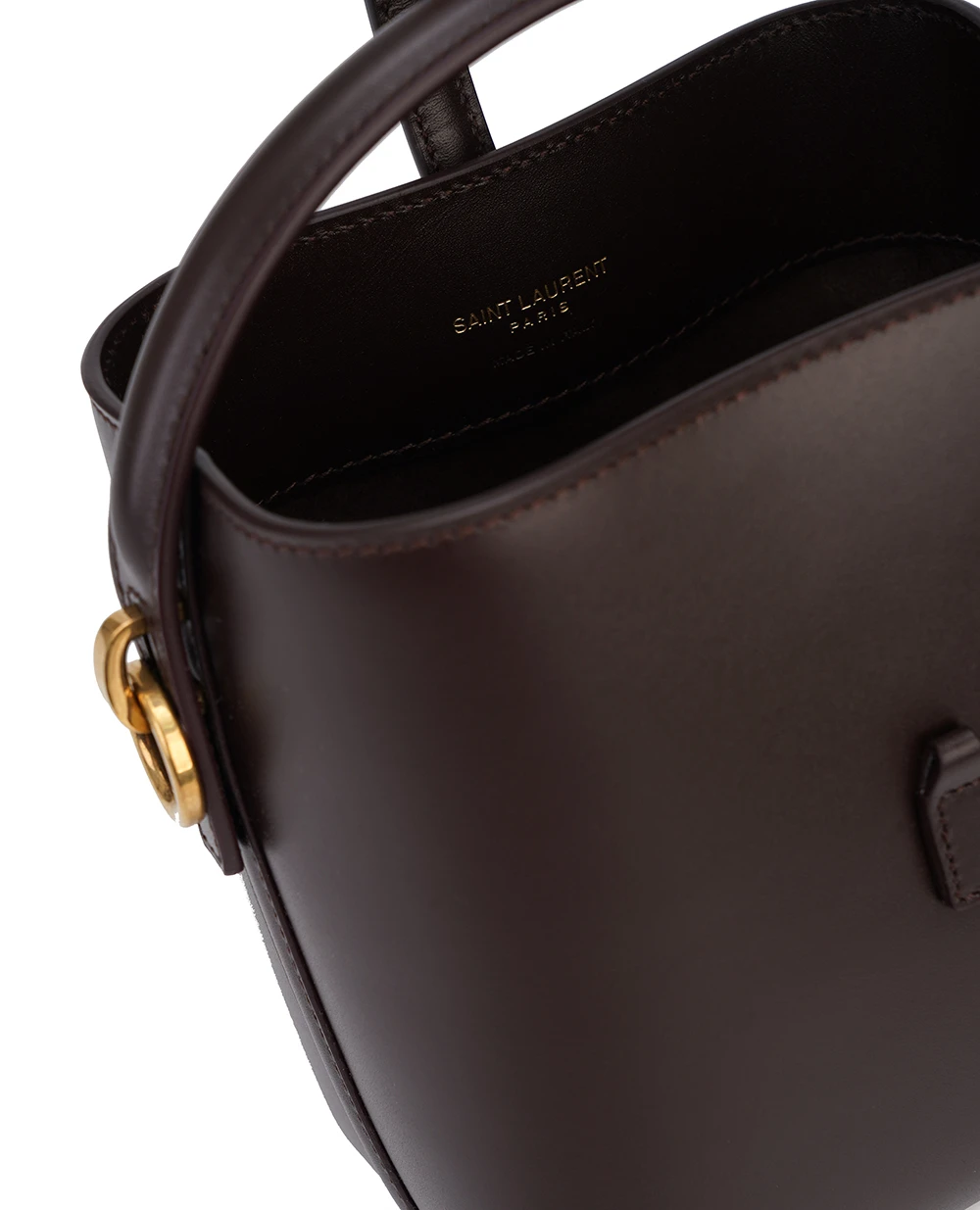Кожаная сумка Le 37 Mini Saint Laurent 765870-2R20W, коричневый цвет • Купить в интернет-магазине Kameron