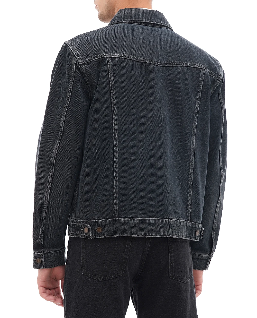 Джинсовая куртка Saint Laurent 695177-Y07TE, темно-серый цвет • Купить в интернет-магазине Kameron