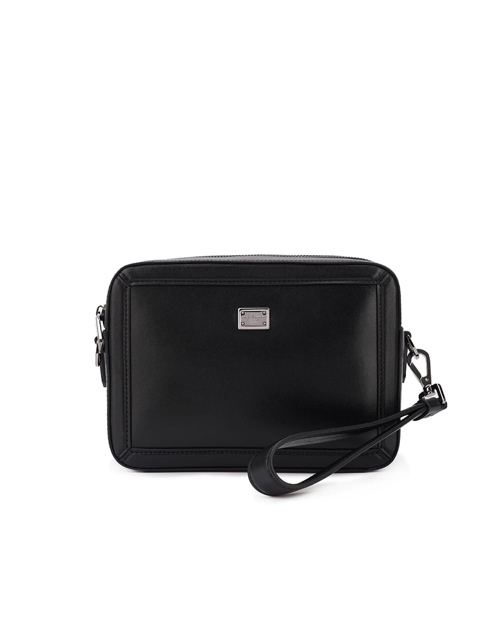 Кожаная сумка Calfskin Mini Dolce&Gabbana BP3320-AV956, черный цвет • Купить в интернет-магазине Kameron