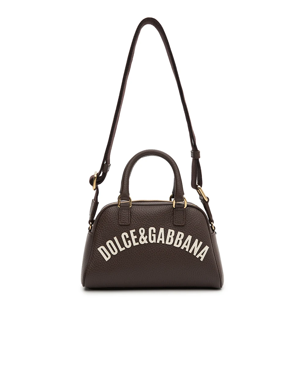 Детская сумка из телячьей кожи Dolce&Gabbana Kids EB0250-A0639, коричневый цвет • Купить в интернет-магазине Kameron