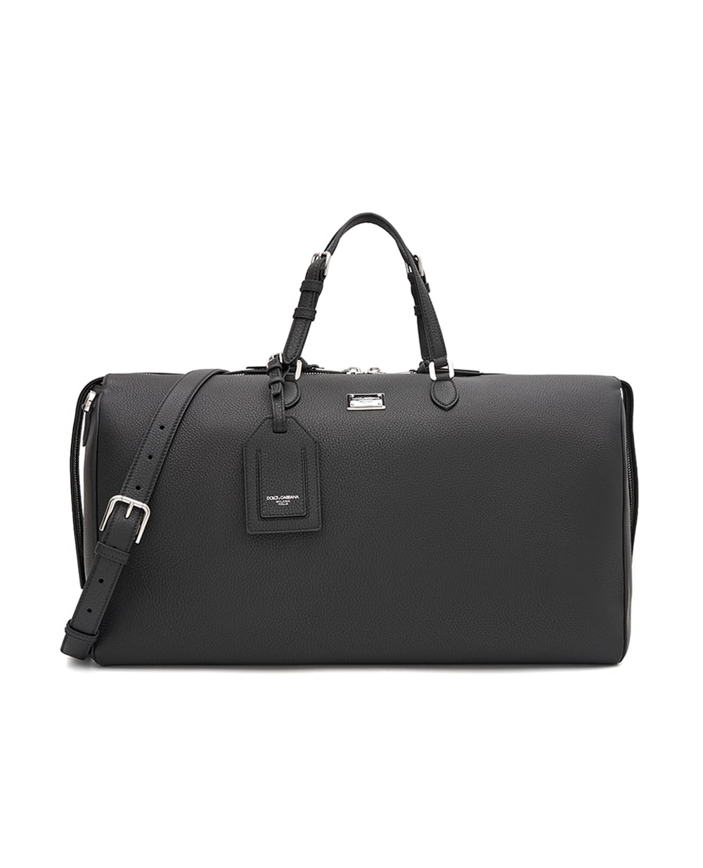 Дорожня сумка Vittoria з телячої шкіри Dolce&Gabbana BM2613-A0370, чорний колір • Купити в інтернет-магазині Kameron
