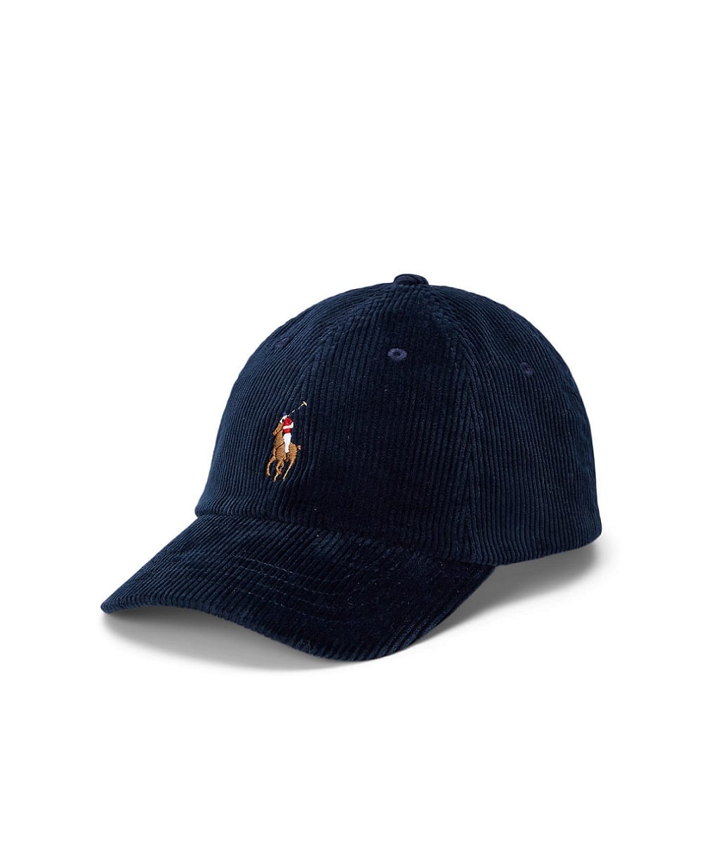 Кепка вельветовая Polo Ralph Lauren 710847175006, синий цвет • Купить в интернет-магазине Kameron
