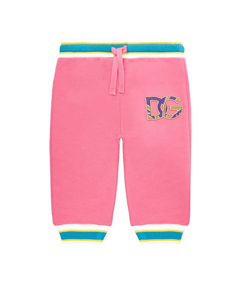 Спортивные брюки Dolce&Gabbana Kids L2JP8R-G7CGJ, розовый цвет • Купить в интернет-магазине Kameron