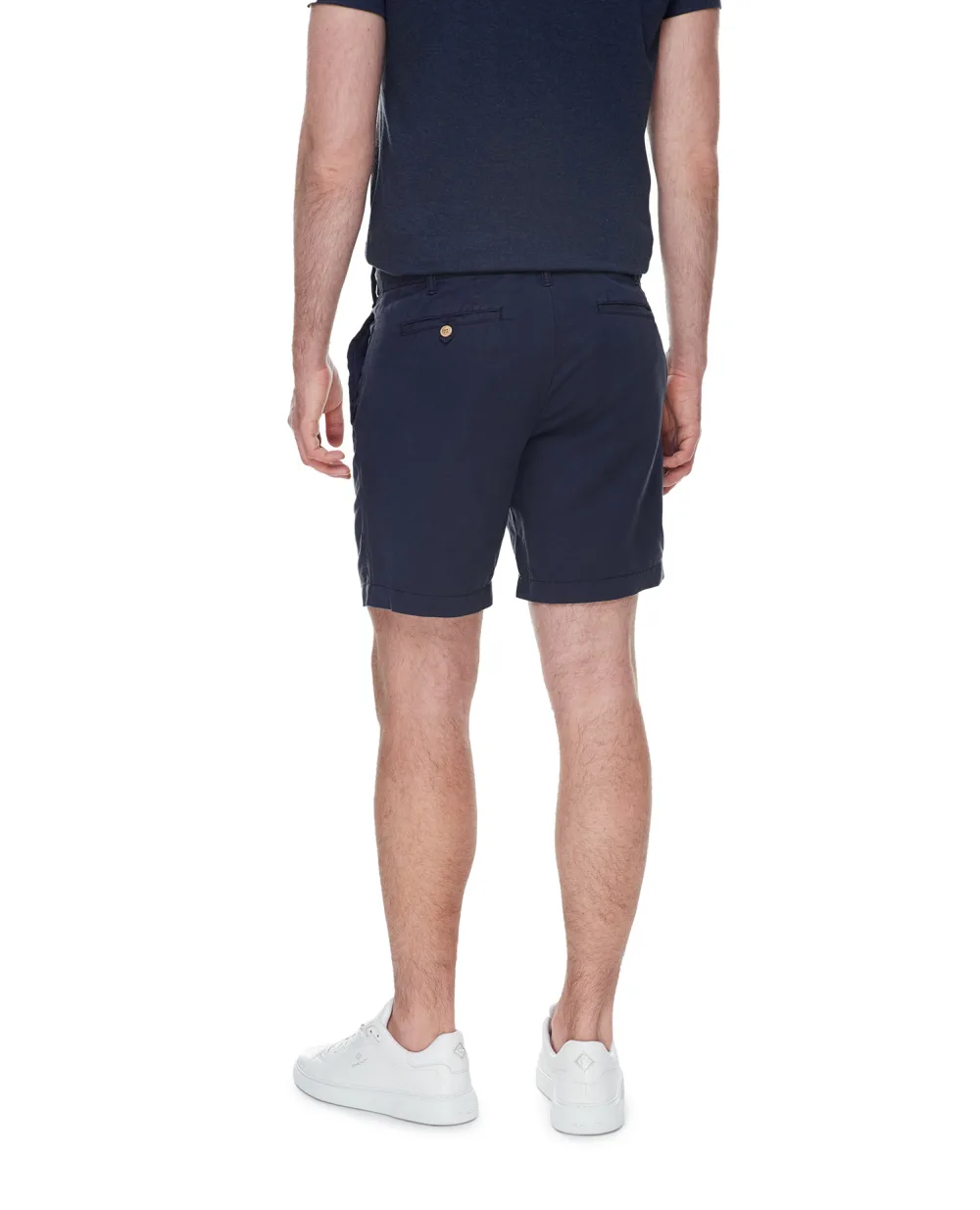 Льняные шорты Polo Ralph Lauren 710873257002, темно-синий цвет • Купить в интернет-магазине Kameron