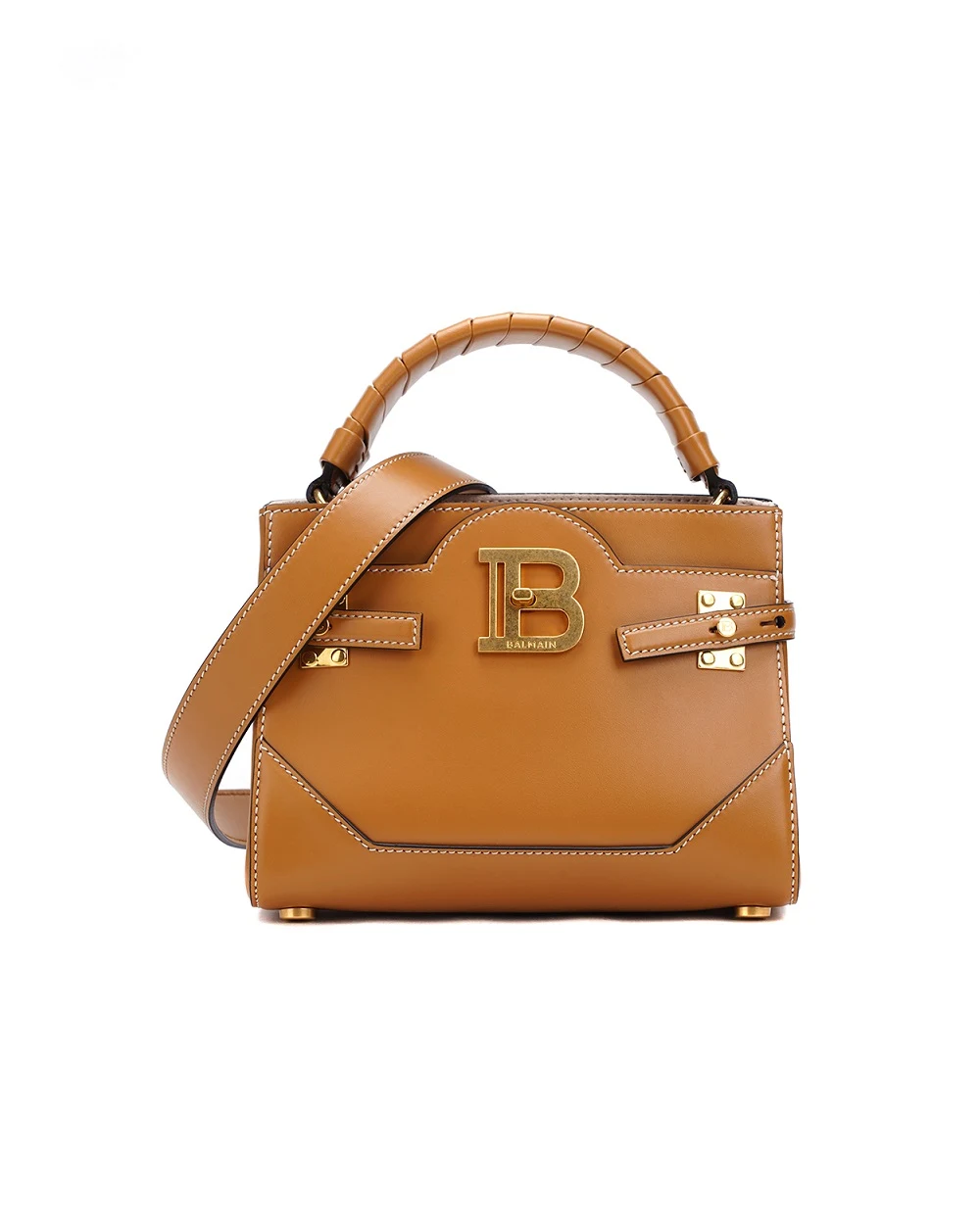 Сумка B-Buzz Top Handle 22 Balmain BN0DA797LAVE, коричневый цвет • Купить в интернет-магазине Kameron