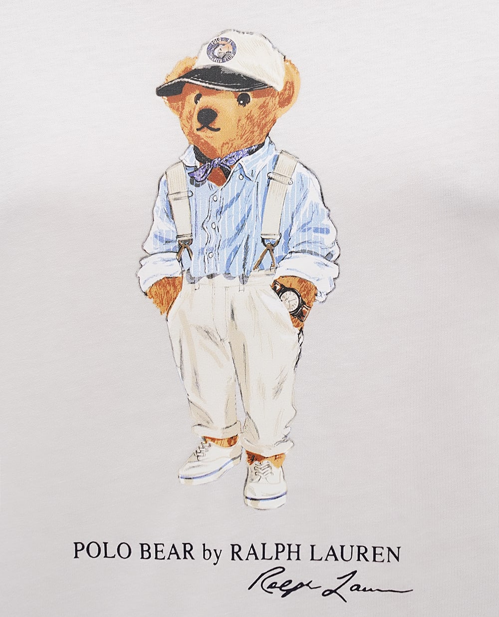 Футболка Polo Bear Polo Ralph Lauren 710854497037, белый цвет • Купить в интернет-магазине Kameron