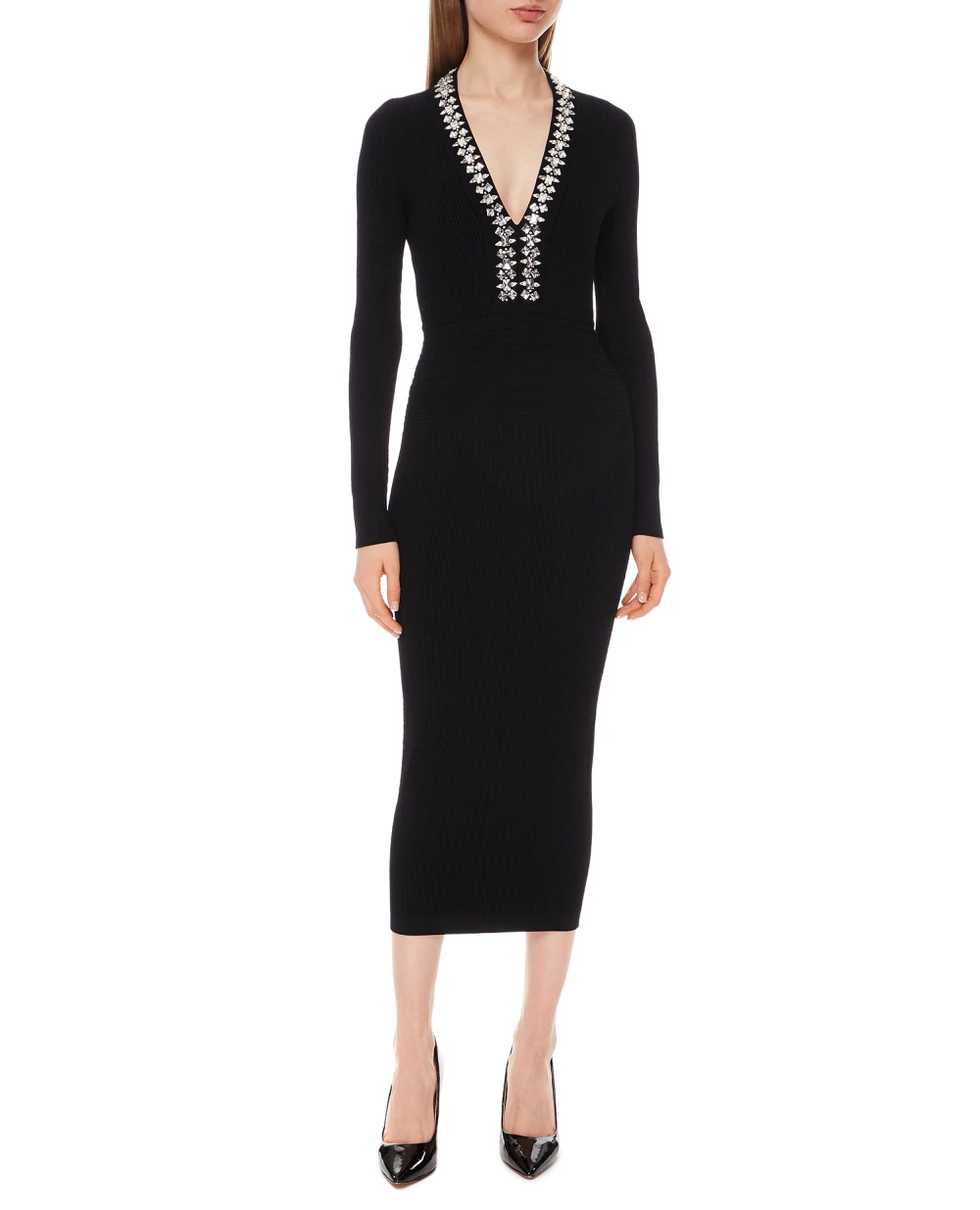 Платье Balmain VF16644K239, черный цвет • Купить в интернет-магазине Kameron