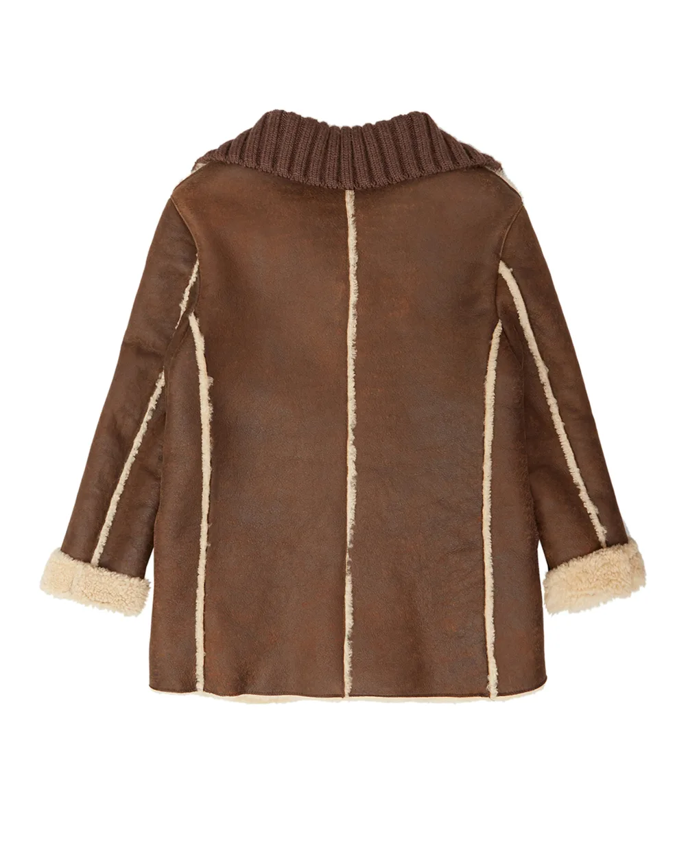 Дубленка Dolce&Gabbana Kids L41C95-FUP4G-S, коричневый цвет • Купить в интернет-магазине Kameron