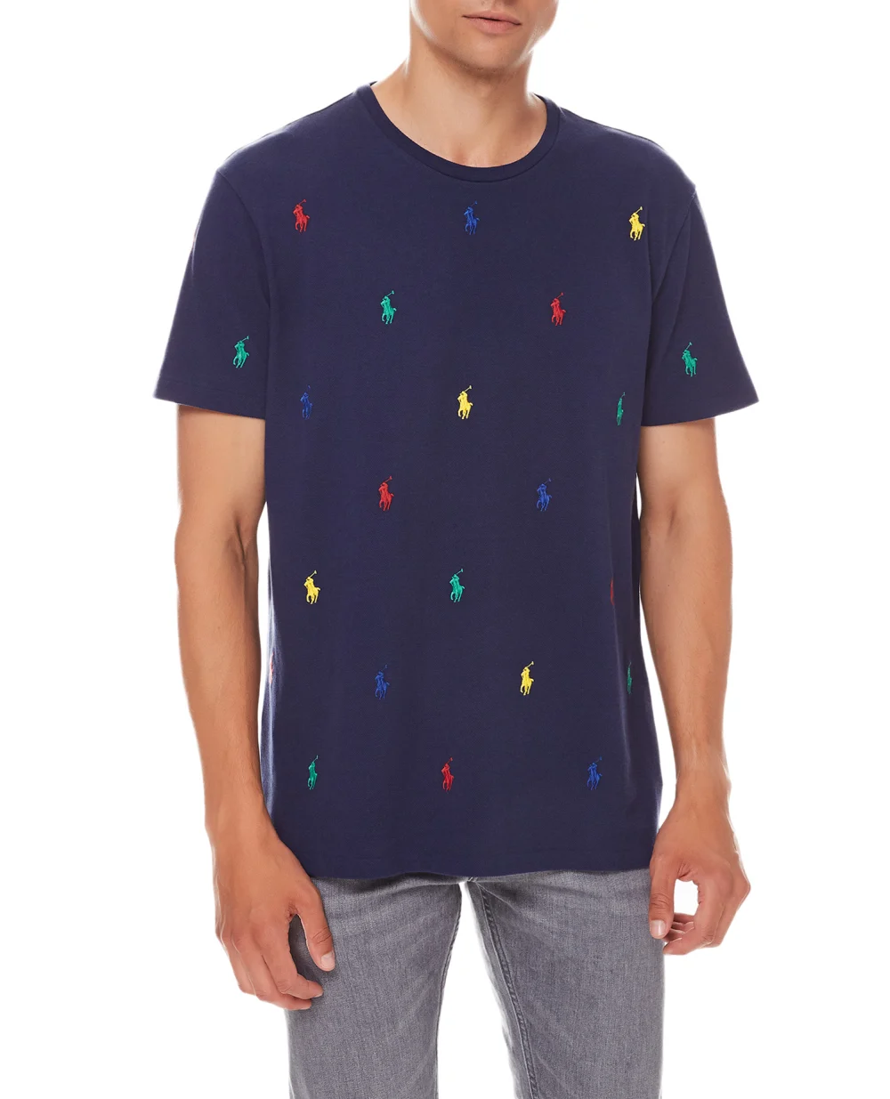 Футболка Polo Ralph Lauren 710842916001, синий цвет • Купить в интернет-магазине Kameron