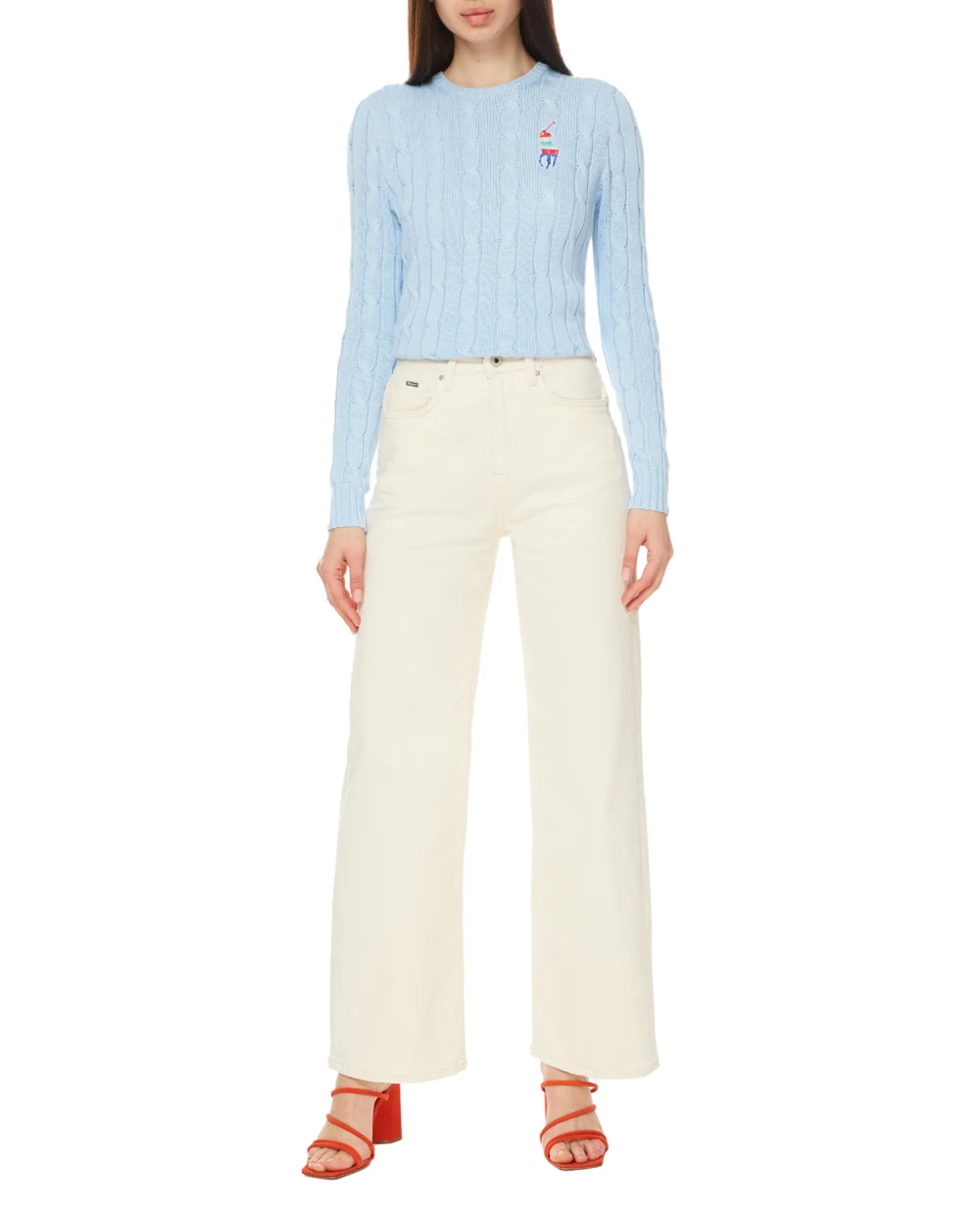 Джемпер Polo Ralph Lauren 211856731001, голубой цвет • Купить в интернет-магазине Kameron