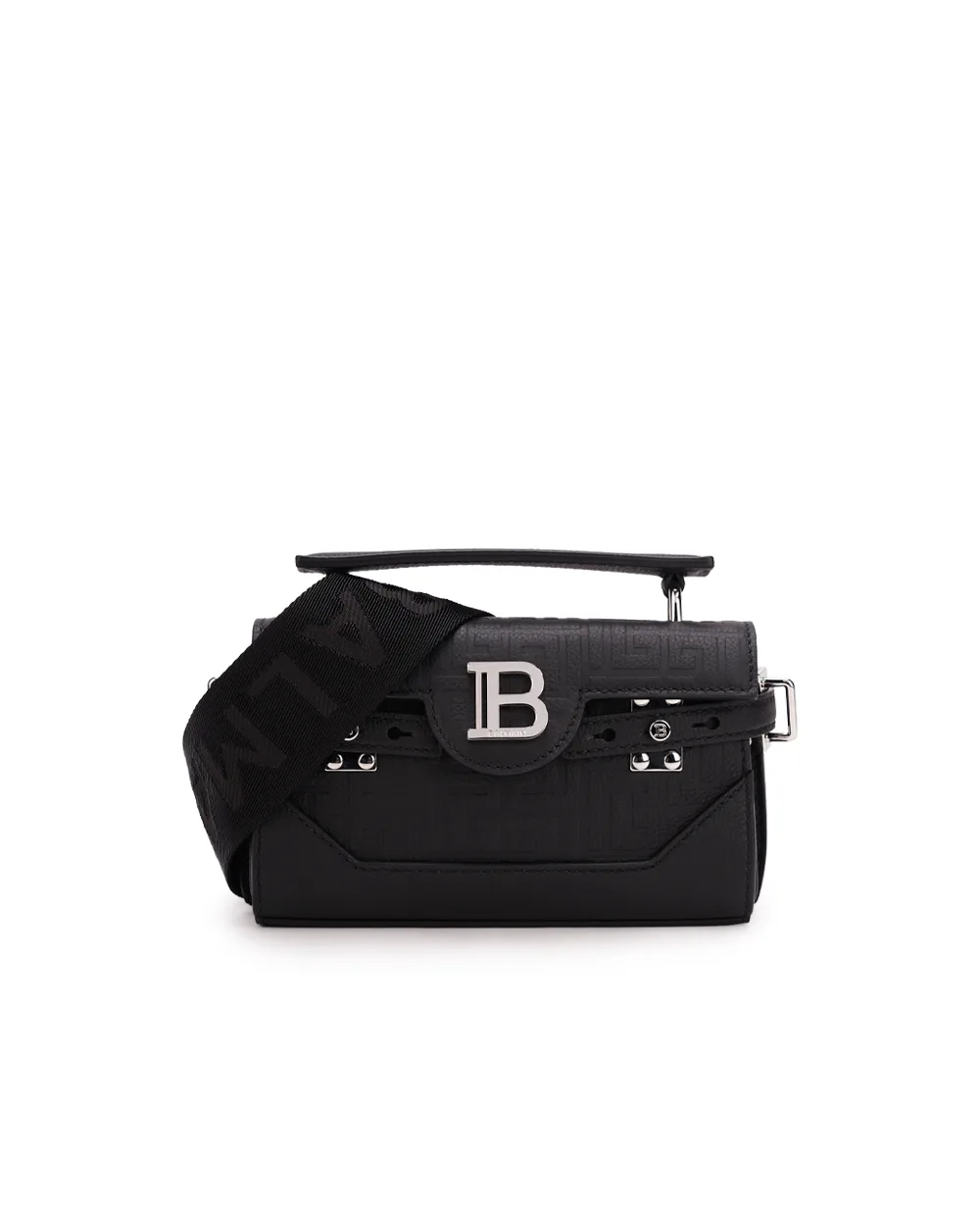 Кожаная сумка B-Buzz Balmain BM1AE172LPSE, черный цвет • Купить в интернет-магазине Kameron