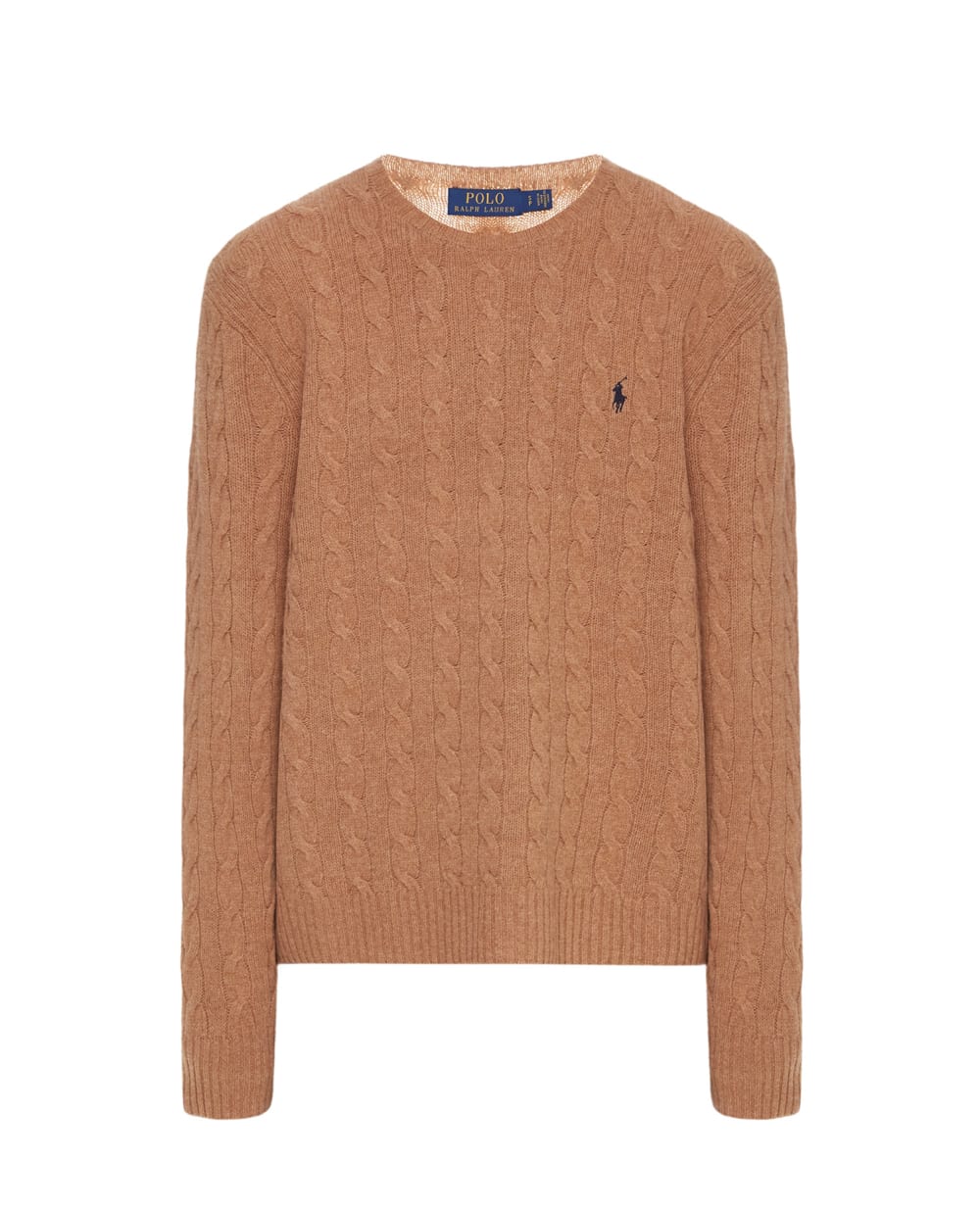 Шерстяной свитер Polo Ralph Lauren 710719546010, коричневый цвет • Купить в интернет-магазине Kameron