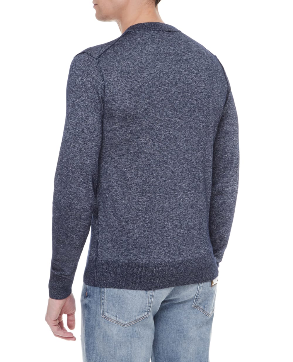 Кашемировый джемпер Dolce&Gabbana GXH91T-JCMT3, синий цвет • Купить в интернет-магазине Kameron