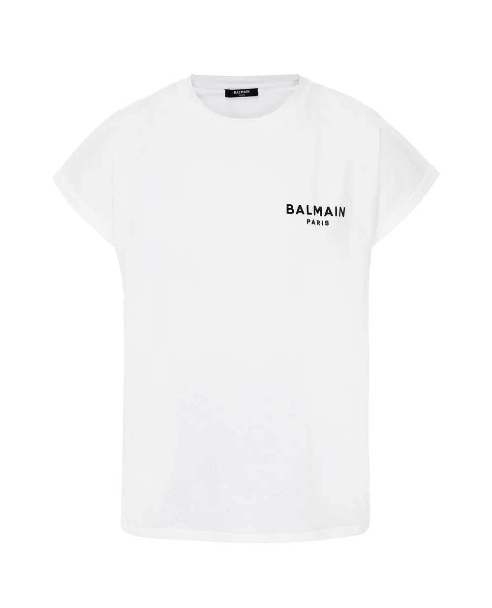 Футболка Balmain DF1EF010BB01, белый цвет • Купить в интернет-магазине Kameron