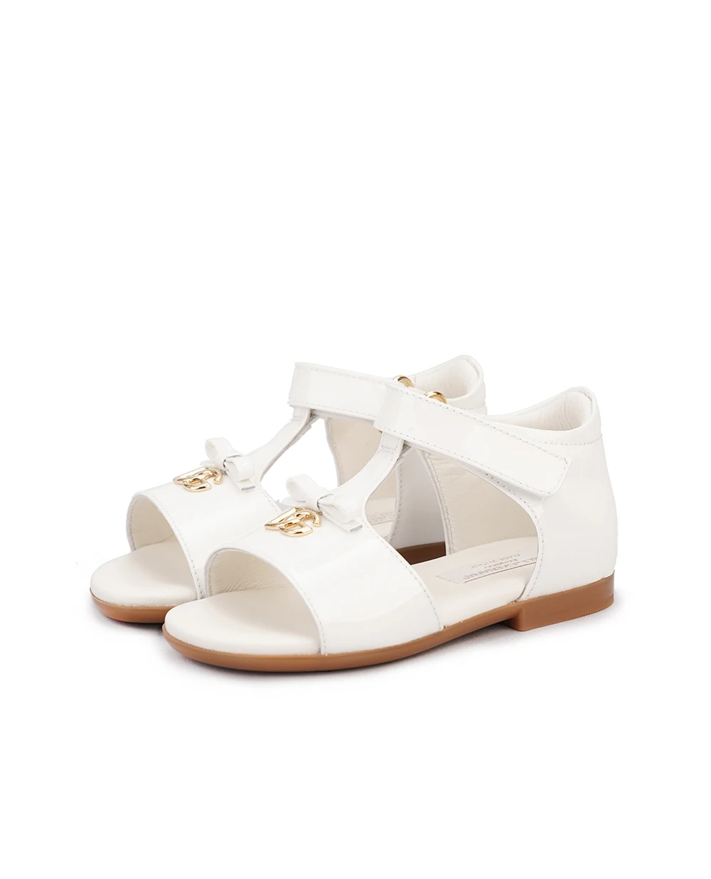 Дитячі босоніжки Dolce&Gabbana Kids D20082-A1328, білий колір • Купити в інтернет-магазині Kameron