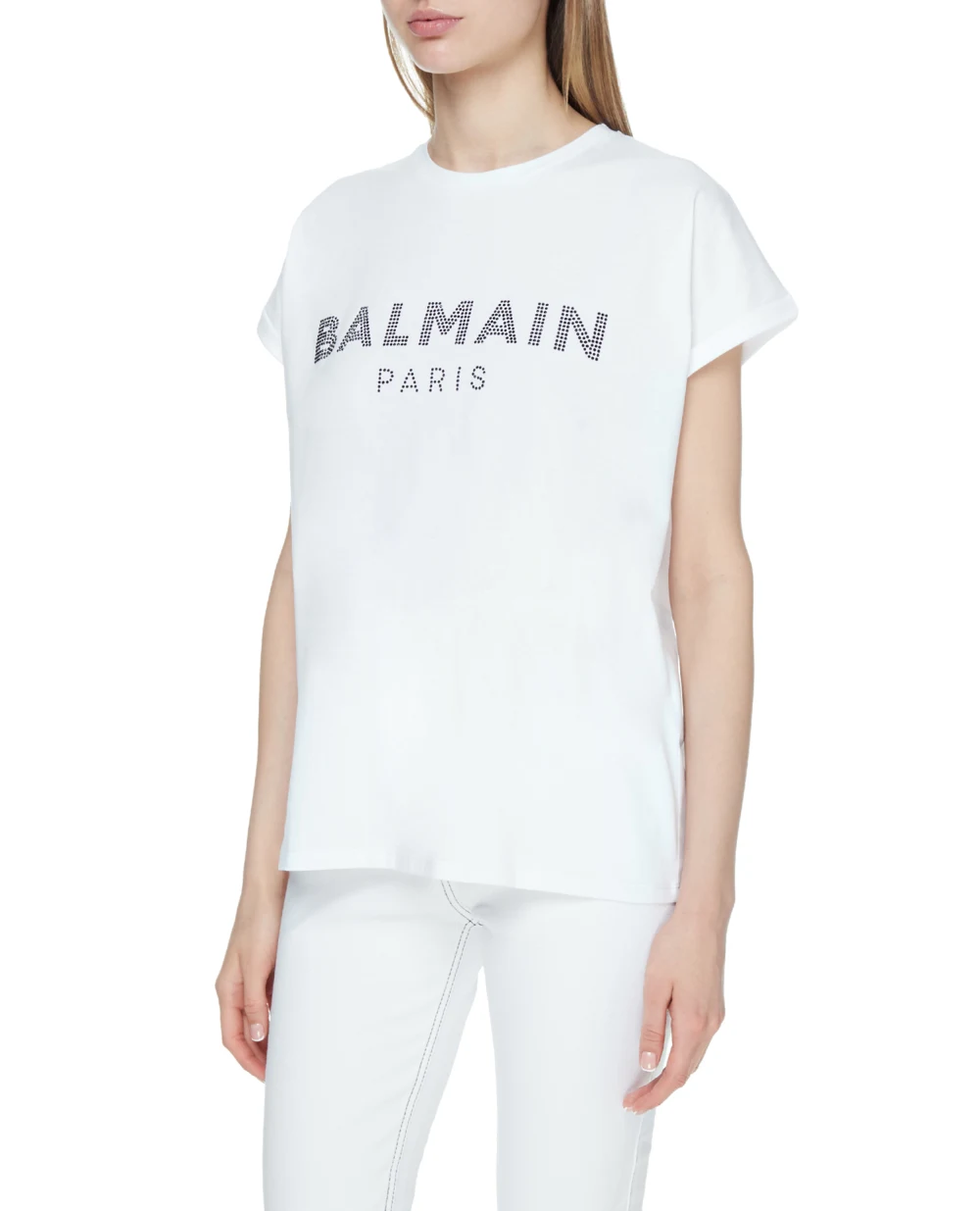 Футболка Balmain VF11351B011, белый цвет • Купить в интернет-магазине Kameron