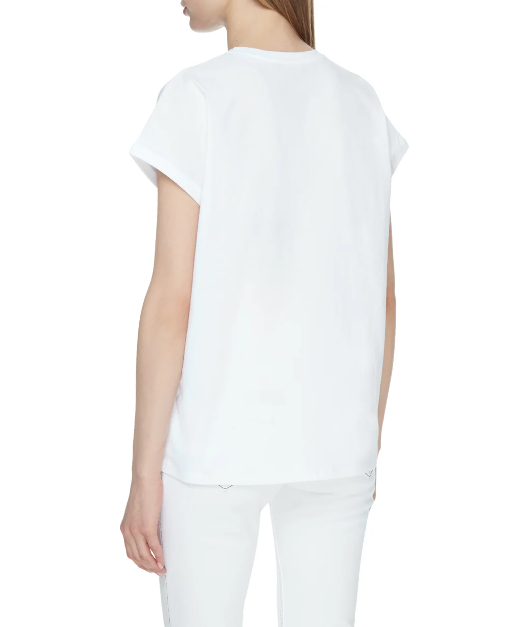 Футболка Balmain VF11351B011, белый цвет • Купить в интернет-магазине Kameron
