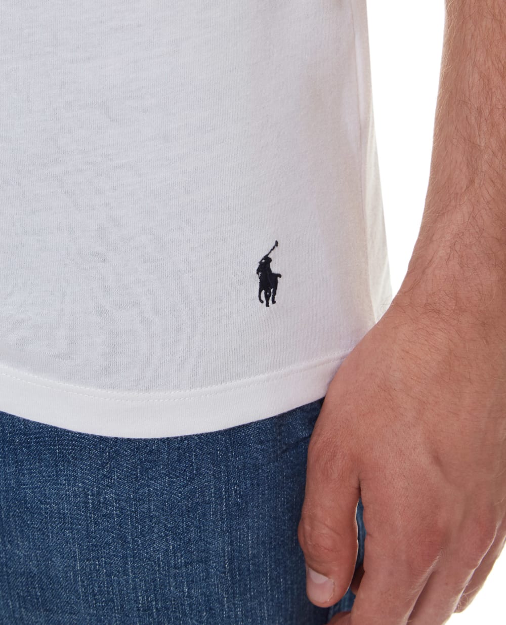 Футболка (3 шт) Polo Ralph Lauren 714830304003, белый цвет • Купить в интернет-магазине Kameron