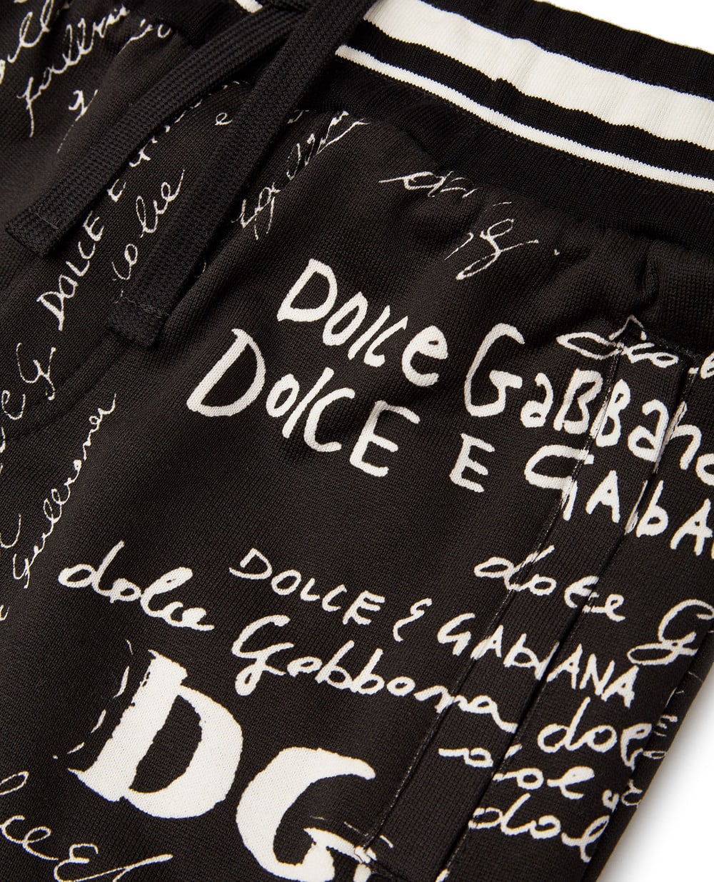 Спортивные брюки Dolce&Gabbana Kids L4JPBQ-G7XBS-S, черный цвет • Купить в интернет-магазине Kameron