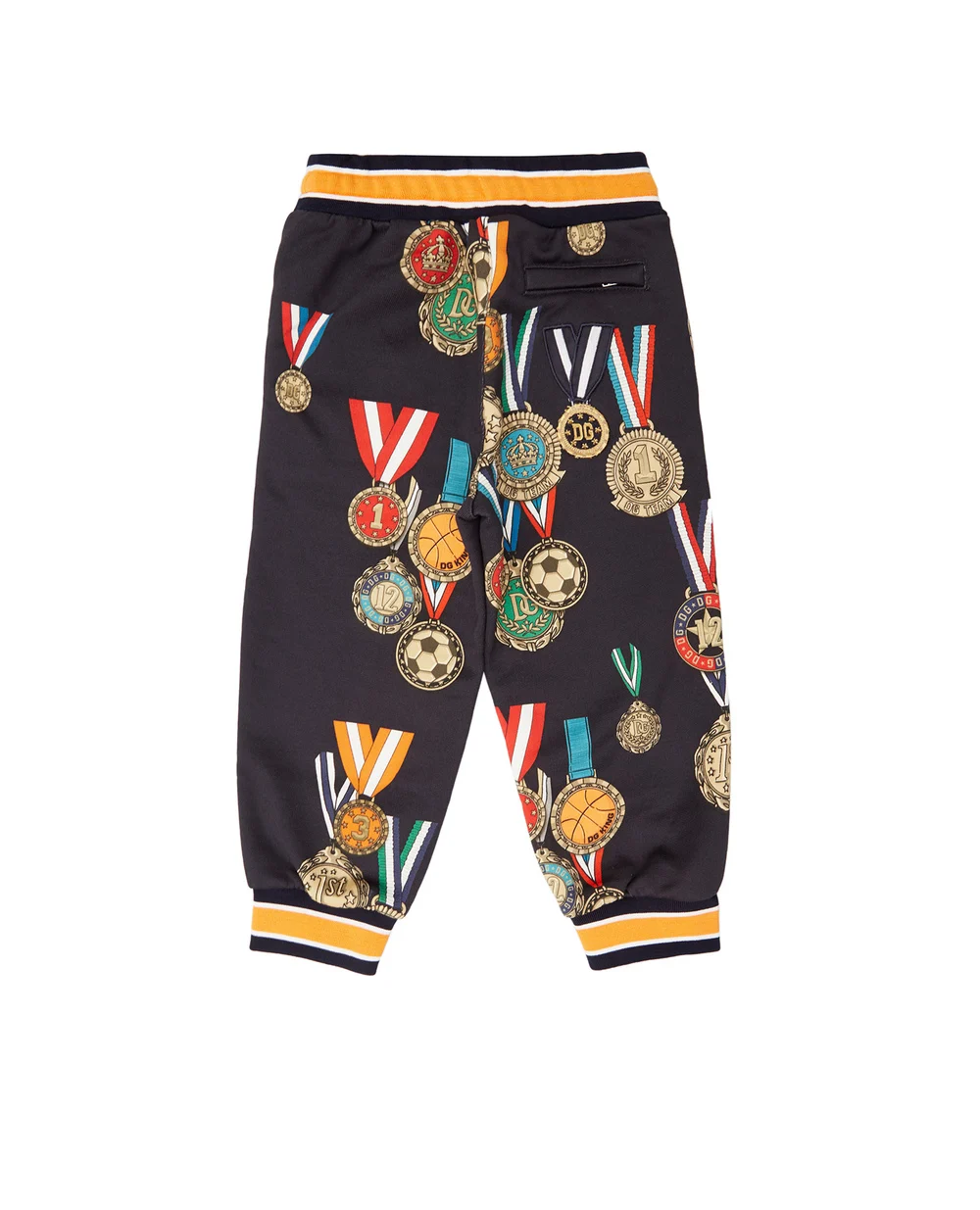 Спортивные брюки Dolce&Gabbana Kids L4JPBQ-HS7DK-B, синий цвет • Купить в интернет-магазине Kameron