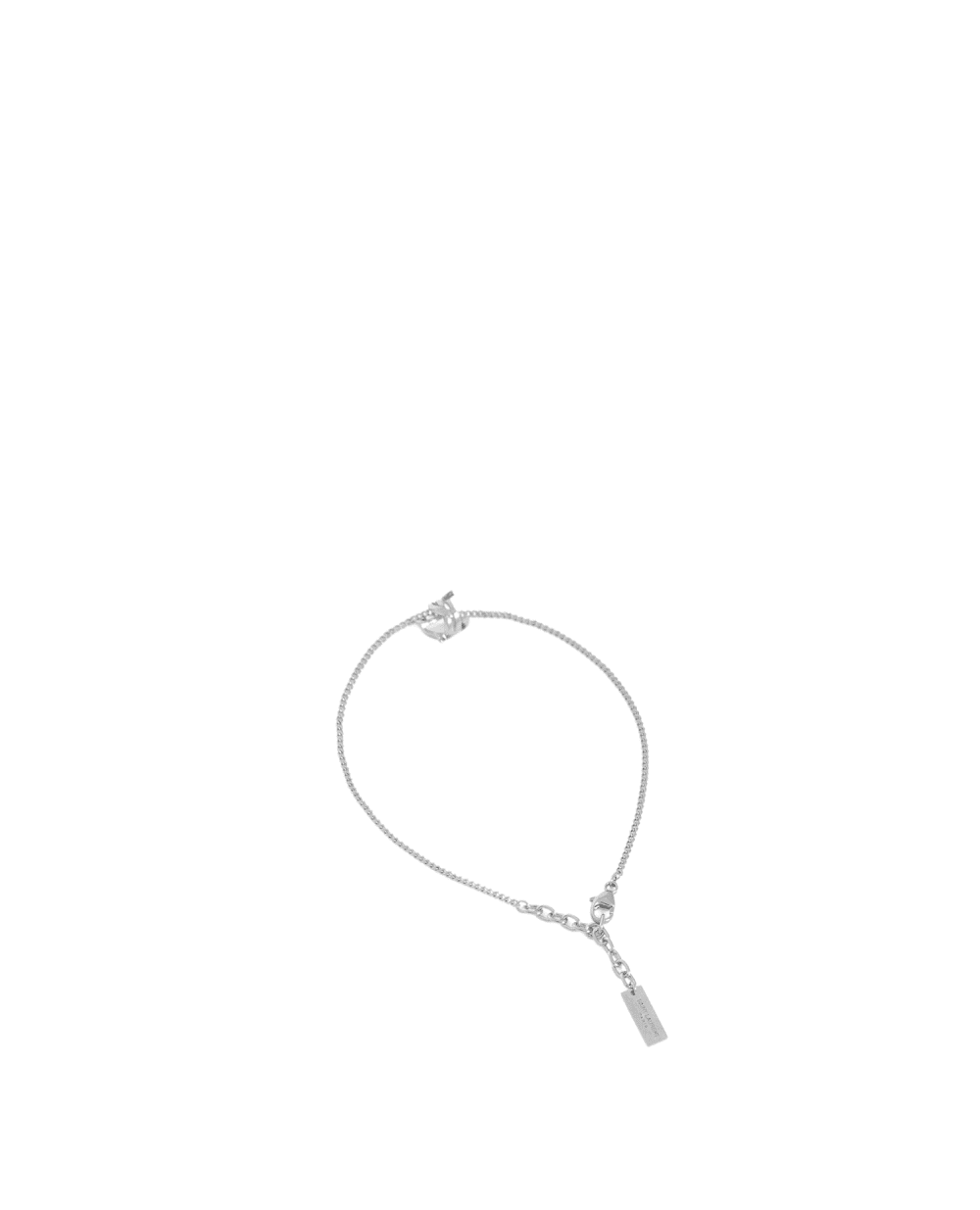 Браслет Saint Laurent 670469-Y1500, серебряный цвет • Купить в интернет-магазине Kameron