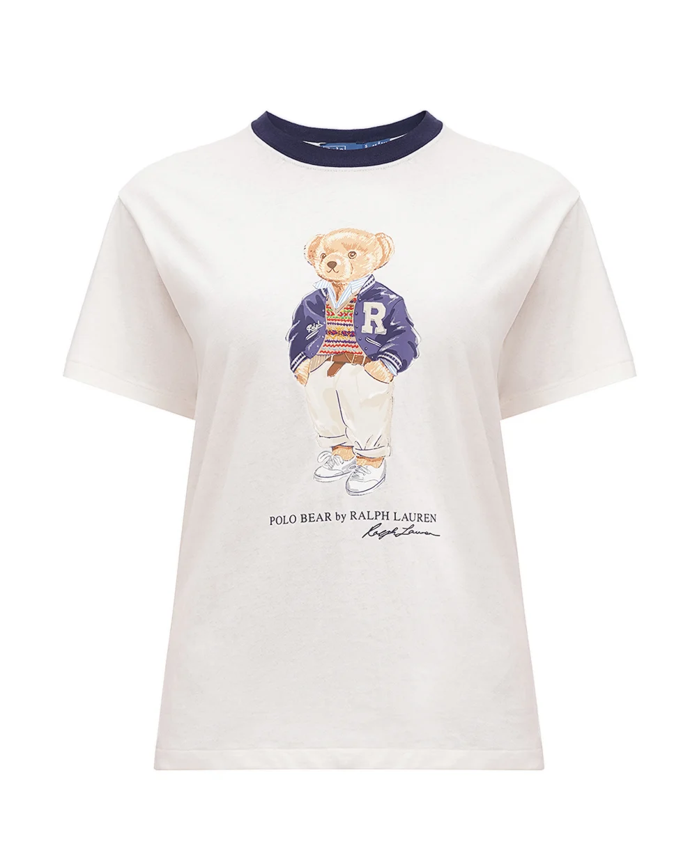 Футболка Polo Bear Polo Ralph Lauren 211941205001, белый цвет • Купить в интернет-магазине Kameron