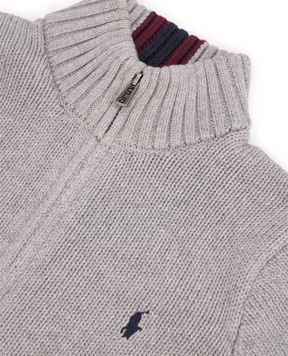 Детская хлопковая кофта Polo Ralph Lauren Kids 323799411020, серый цвет • Купить в интернет-магазине Kameron