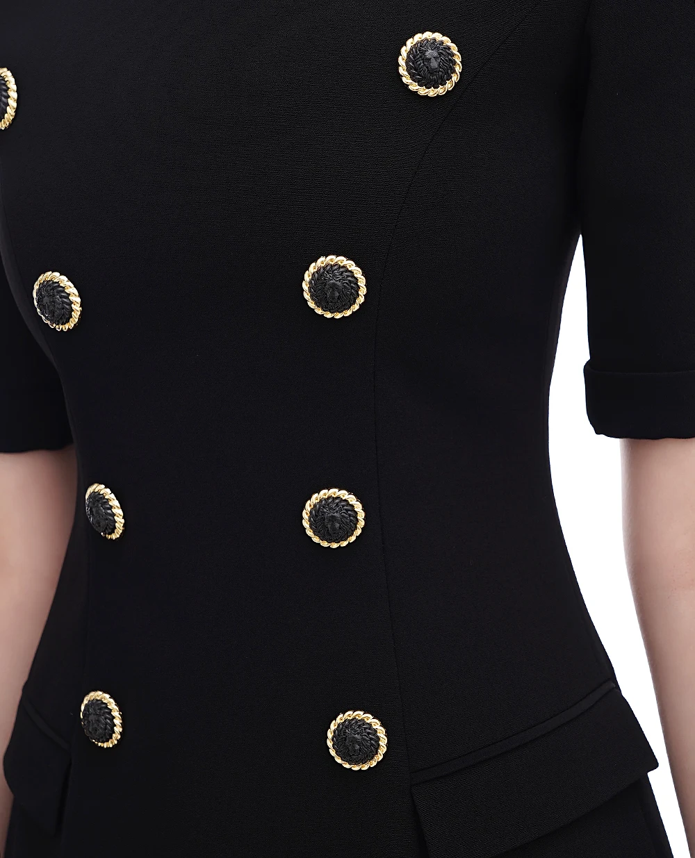 Сукня Balmain DF1R7330VB00, чорний колір • Купити в інтернет-магазині Kameron