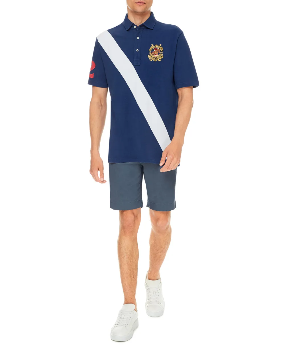 Поло Polo Ralph Lauren 710823528001, синий цвет • Купить в интернет-магазине Kameron