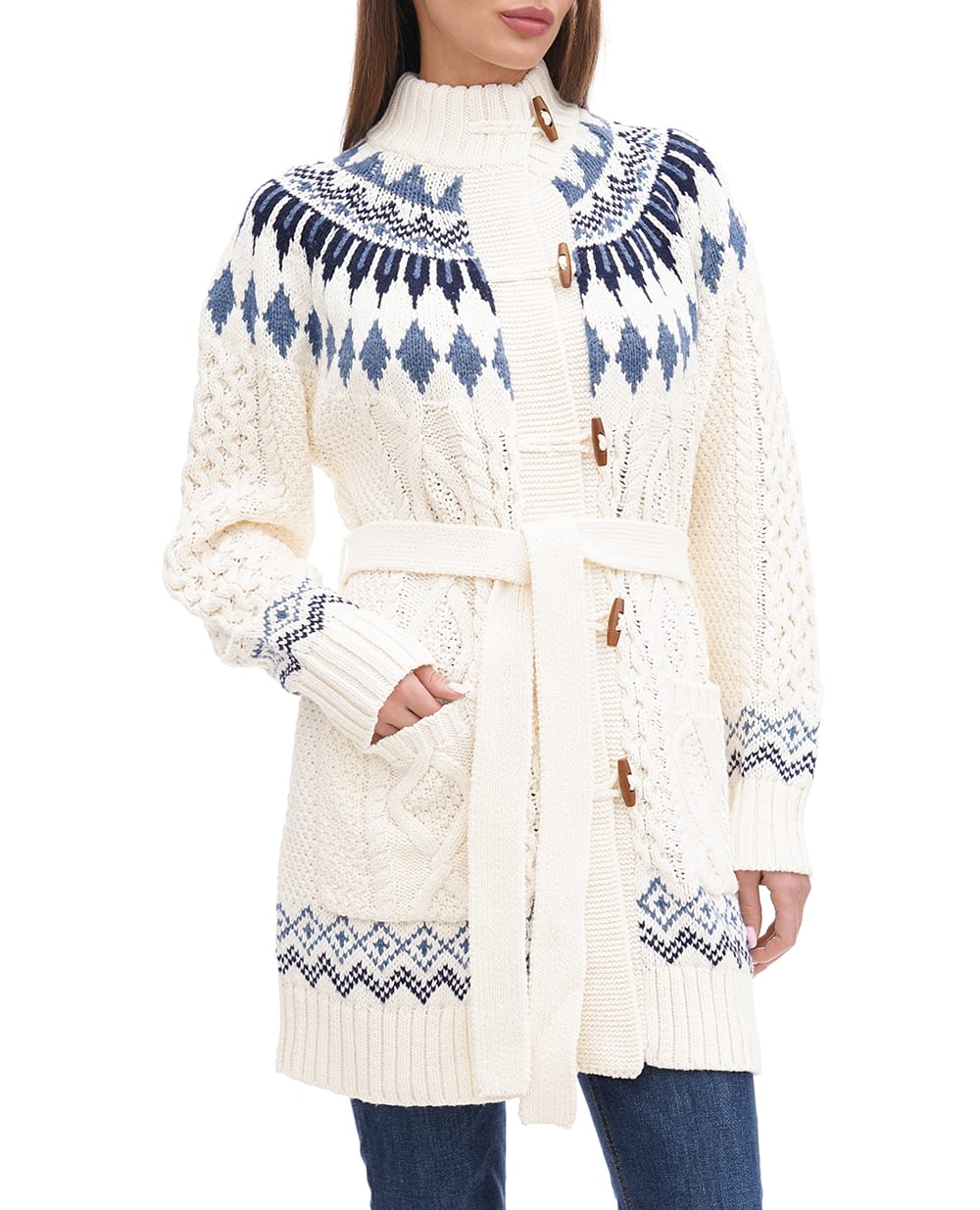 Кардиган Polo Ralph Lauren 211910433001, молочный цвет • Купить в интернет-магазине Kameron