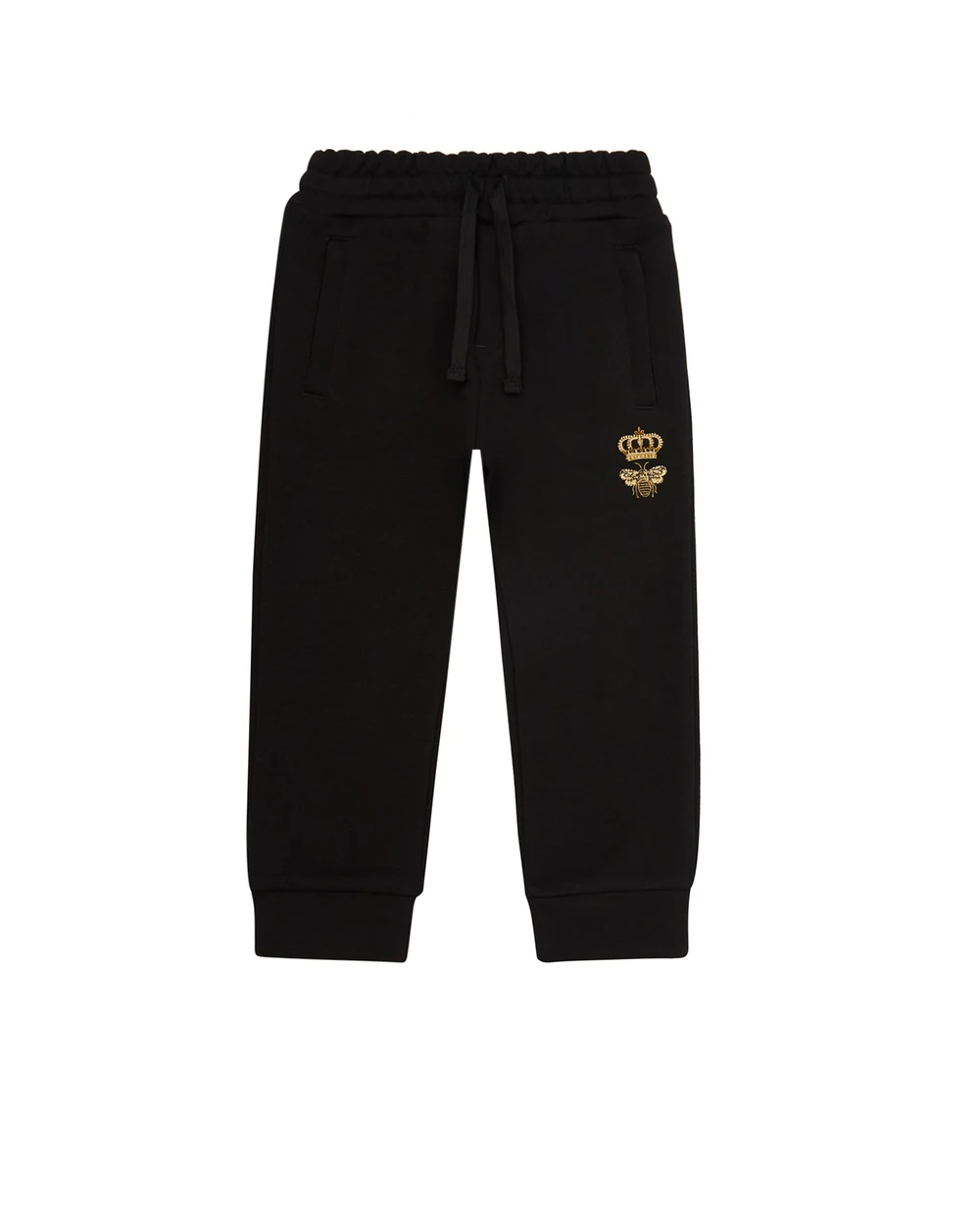 Спортивные брюки Dolce&Gabbana Kids L4JPDE-G7A5X-B, черный цвет • Купить в интернет-магазине Kameron