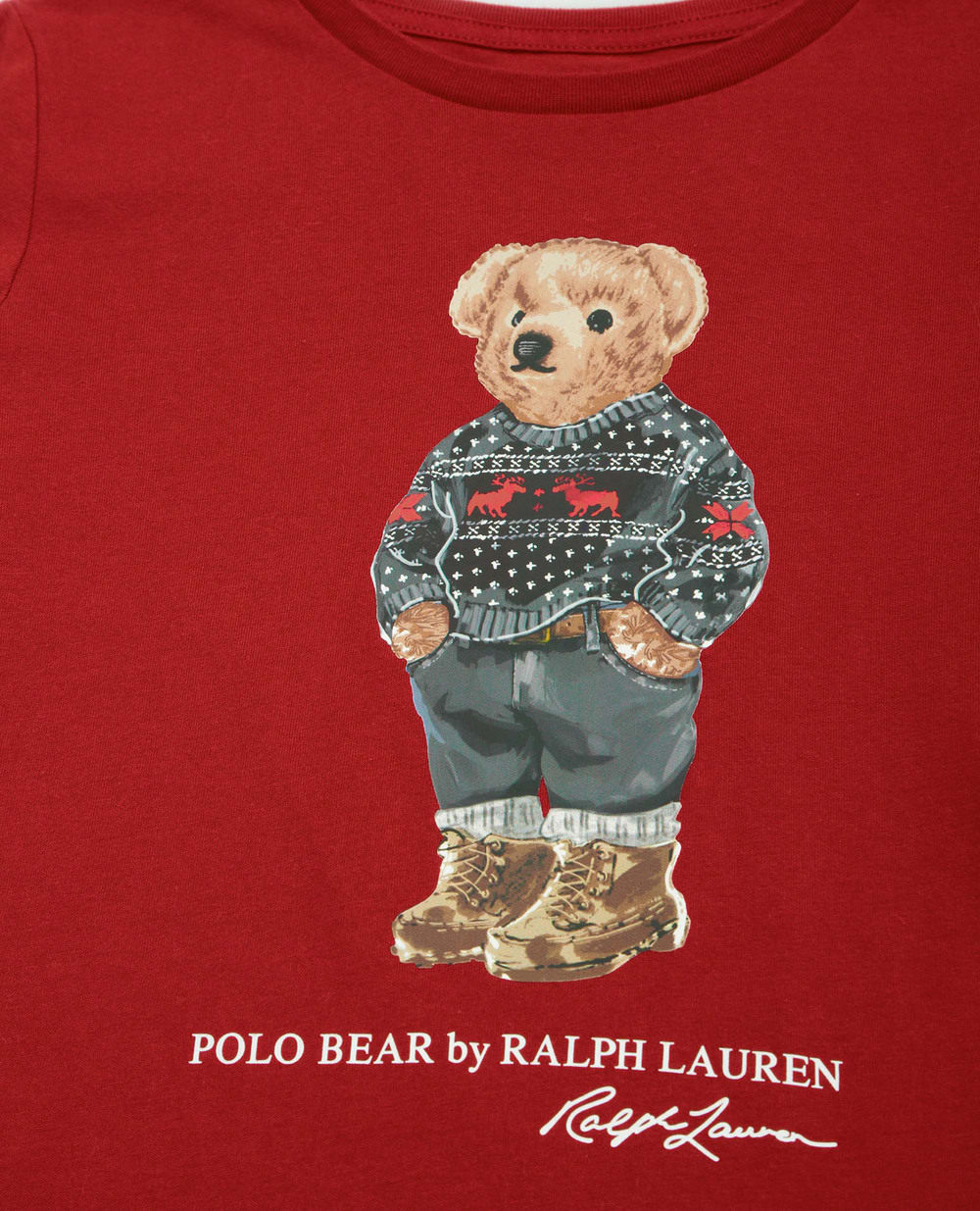 Лонгслив Polo Ralph Lauren Kids 312857106001, красный цвет • Купить в интернет-магазине Kameron