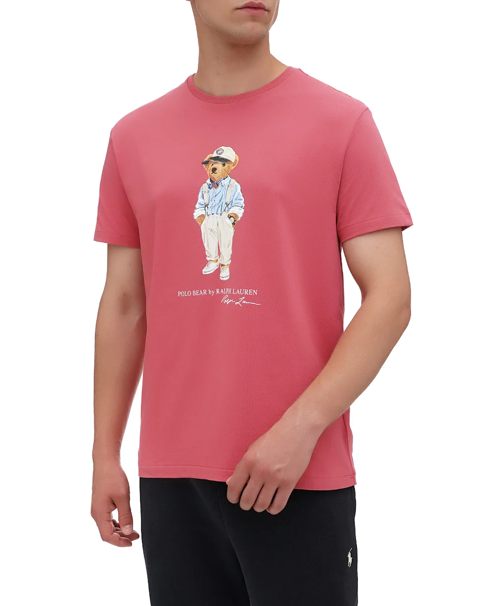 Футболка Polo Bear Polo Ralph Lauren 710854497036, коралловый цвет • Купить в интернет-магазине Kameron