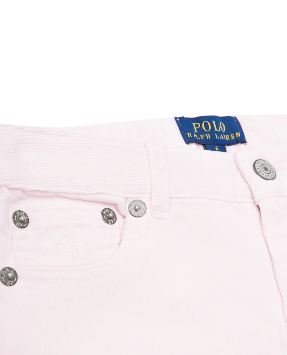 Детские вельветовые брюки Polo Ralph Lauren Kids 312698873001, розовый цвет • Купить в интернет-магазине Kameron