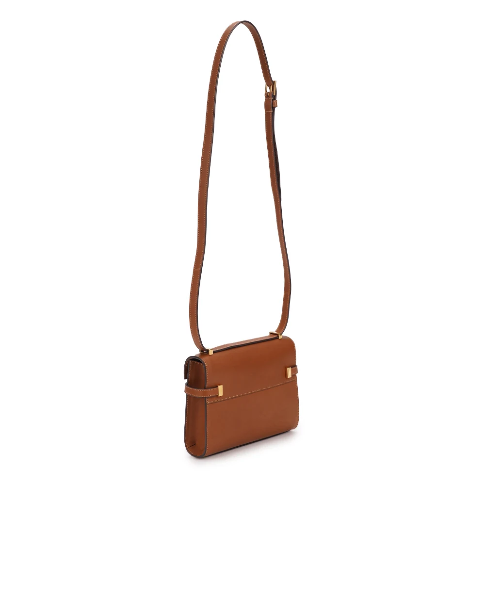 Кожаная сумка Manhattan Mini Saint Laurent 727766-AACQ3, коричневый цвет • Купить в интернет-магазине Kameron
