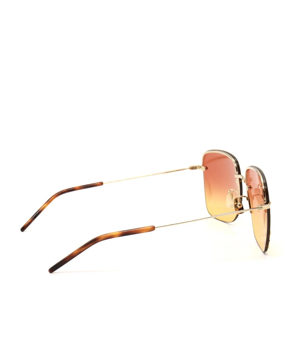 Солнцезащитные очки Saint Laurent SL 312 M-004, оранжевый цвет • Купить в интернет-магазине Kameron