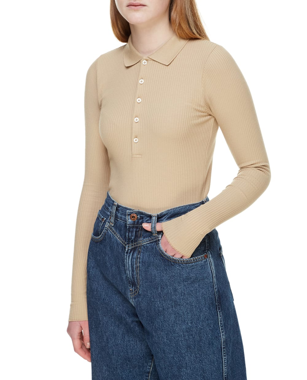 Поло Polo Ralph Lauren 211856653001, бежевый цвет • Купить в интернет-магазине Kameron