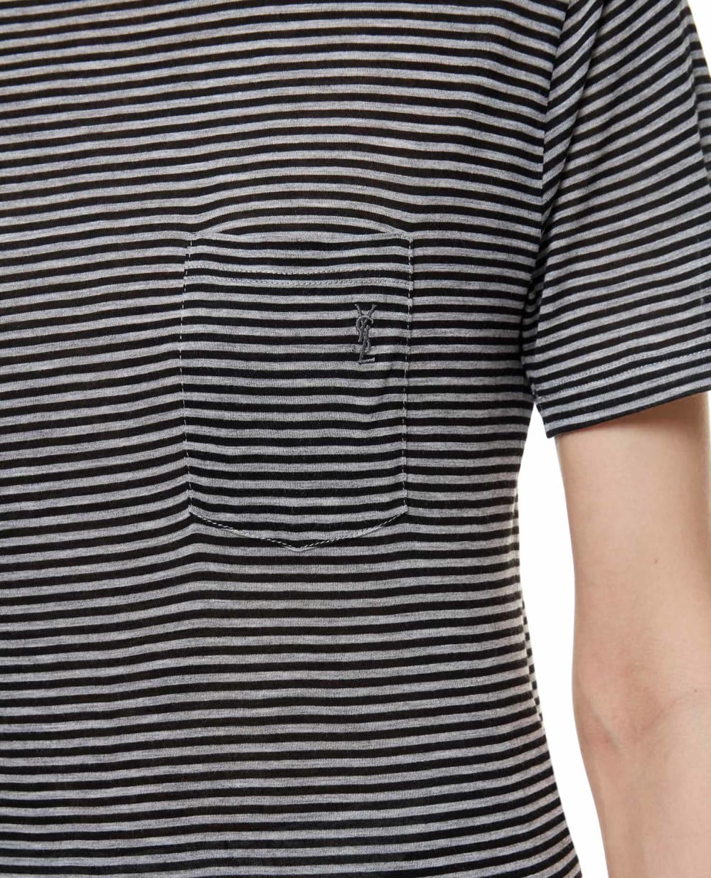 Футболка Saint Laurent 647325-Y36BC, разноцветный цвет • Купить в интернет-магазине Kameron