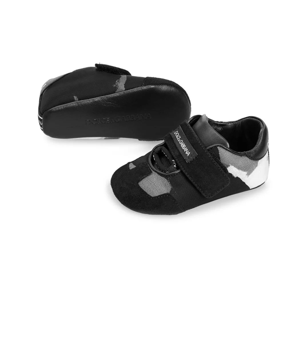 Пинетки Dolce&Gabbana Kids DK0125-AO261, черный цвет • Купить в интернет-магазине Kameron