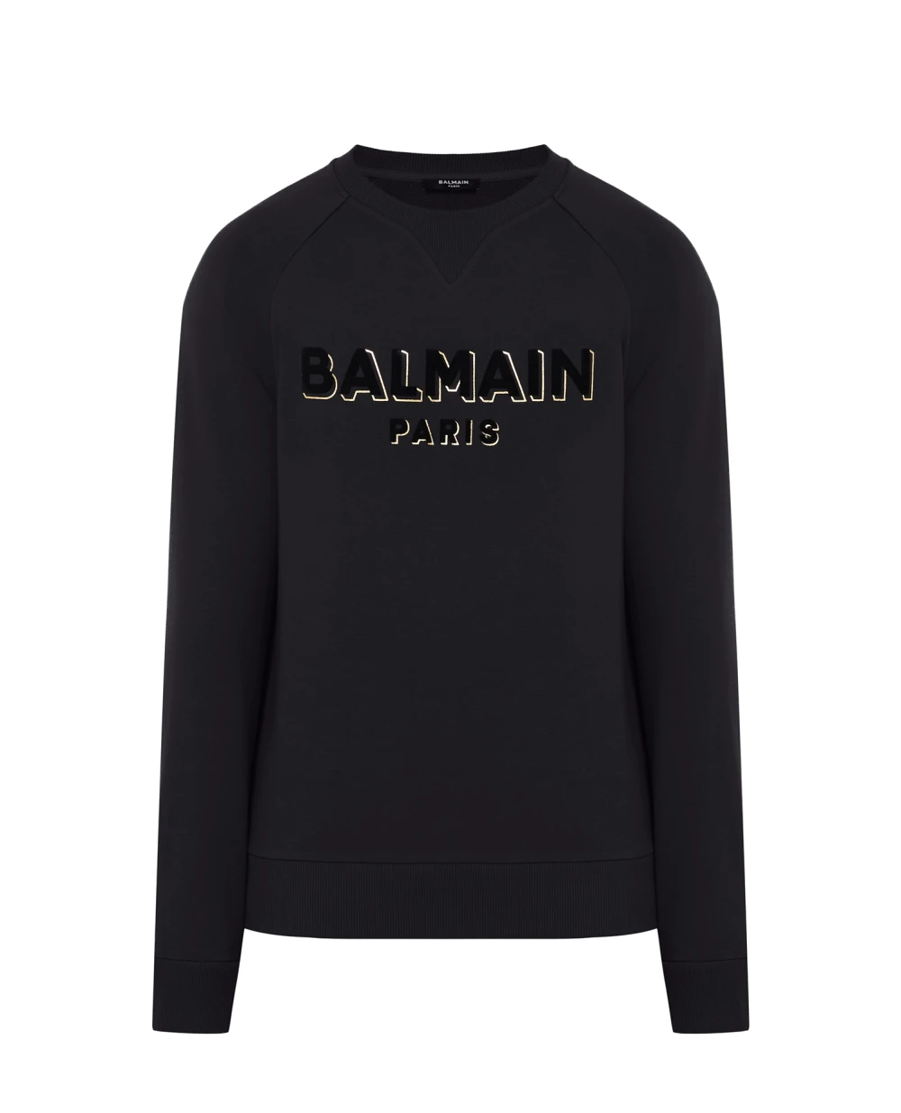 Свитшот Balmain AH1JQ005BB99, черный цвет • Купить в интернет-магазине Kameron
